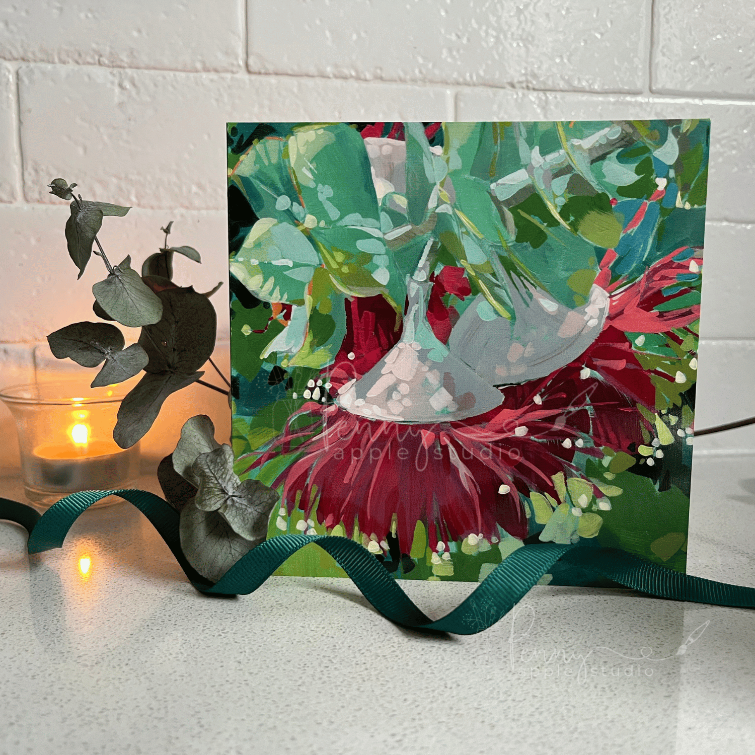 (7) Australian Gumflower Greeting Card Set – Expressive Art