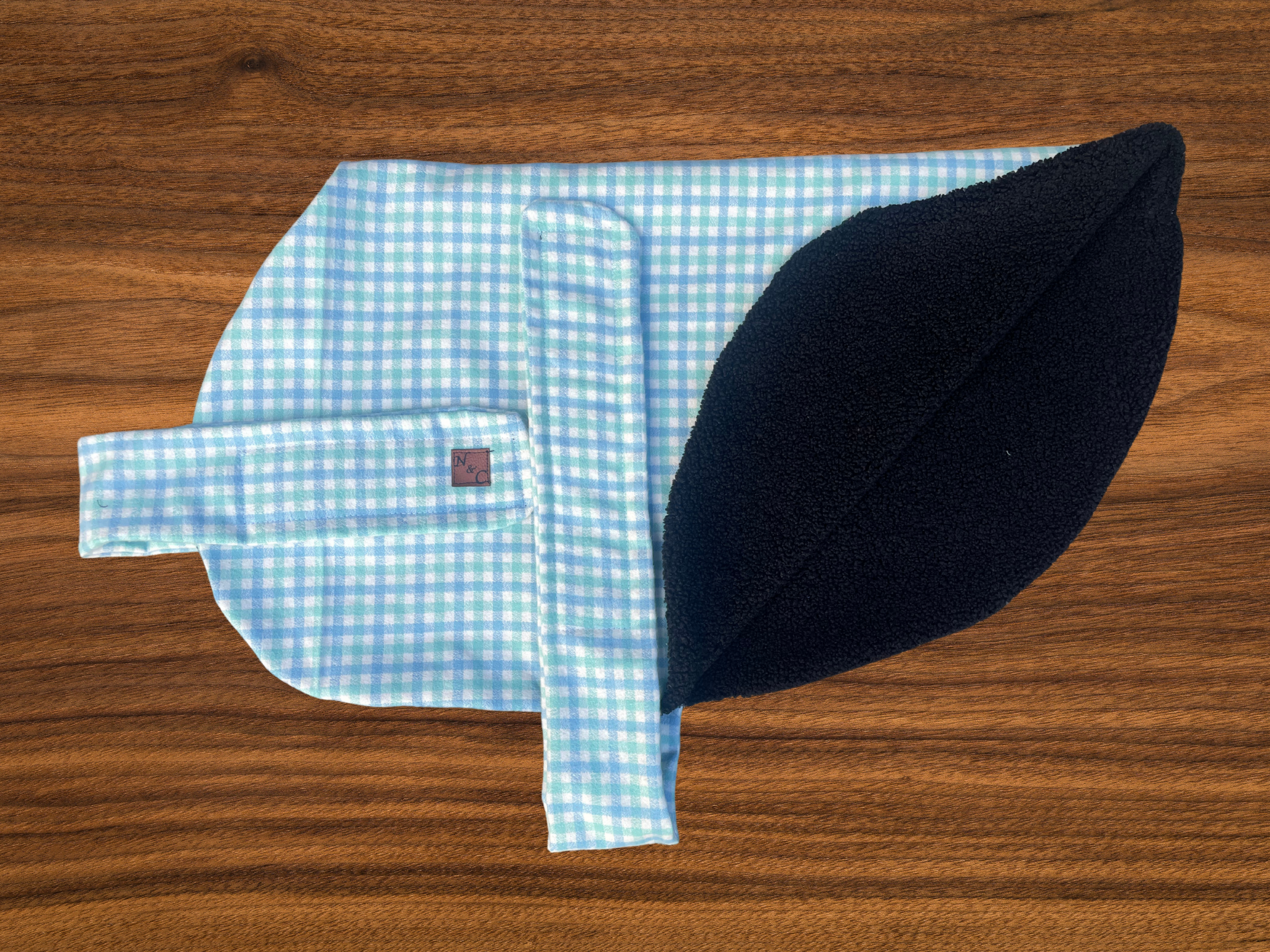 Lagoon Flannelette Dog Coat