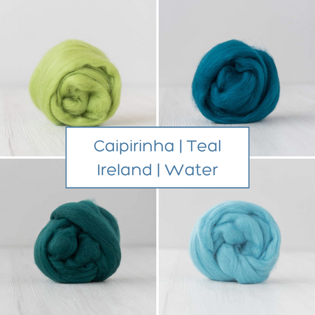 Corriedale Combed Top, Felting & Spinning Wool Roving