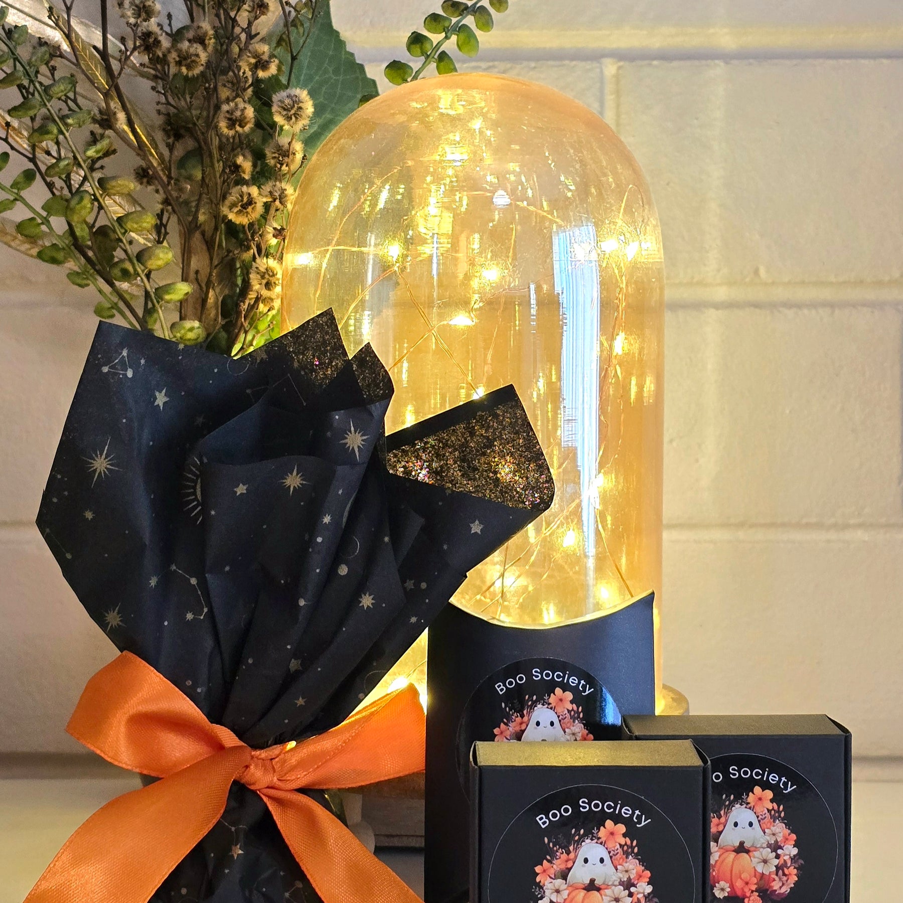 Glow-in-Dark Ghost Magnet | Mini Halloween Frame