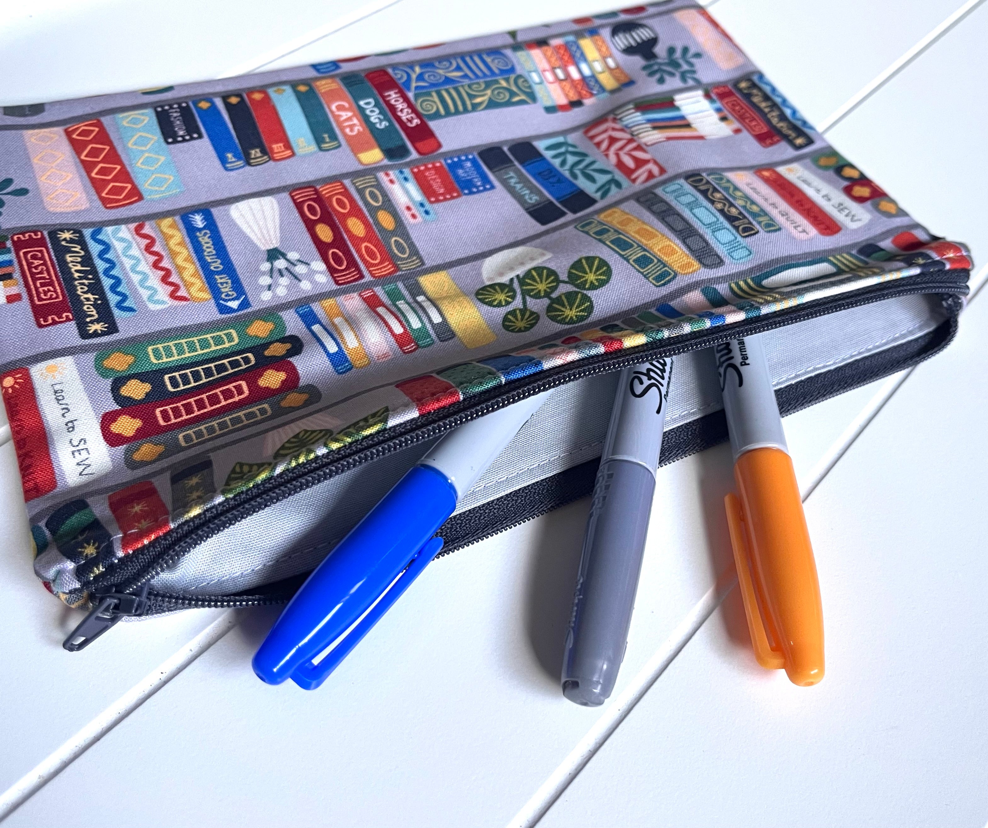 Books pencil case