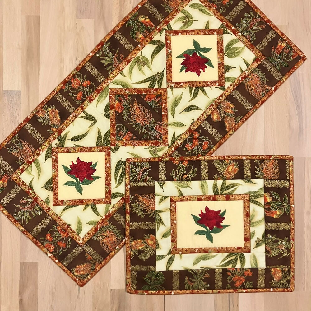 placemat-handmade-Australian-native-waratah_1