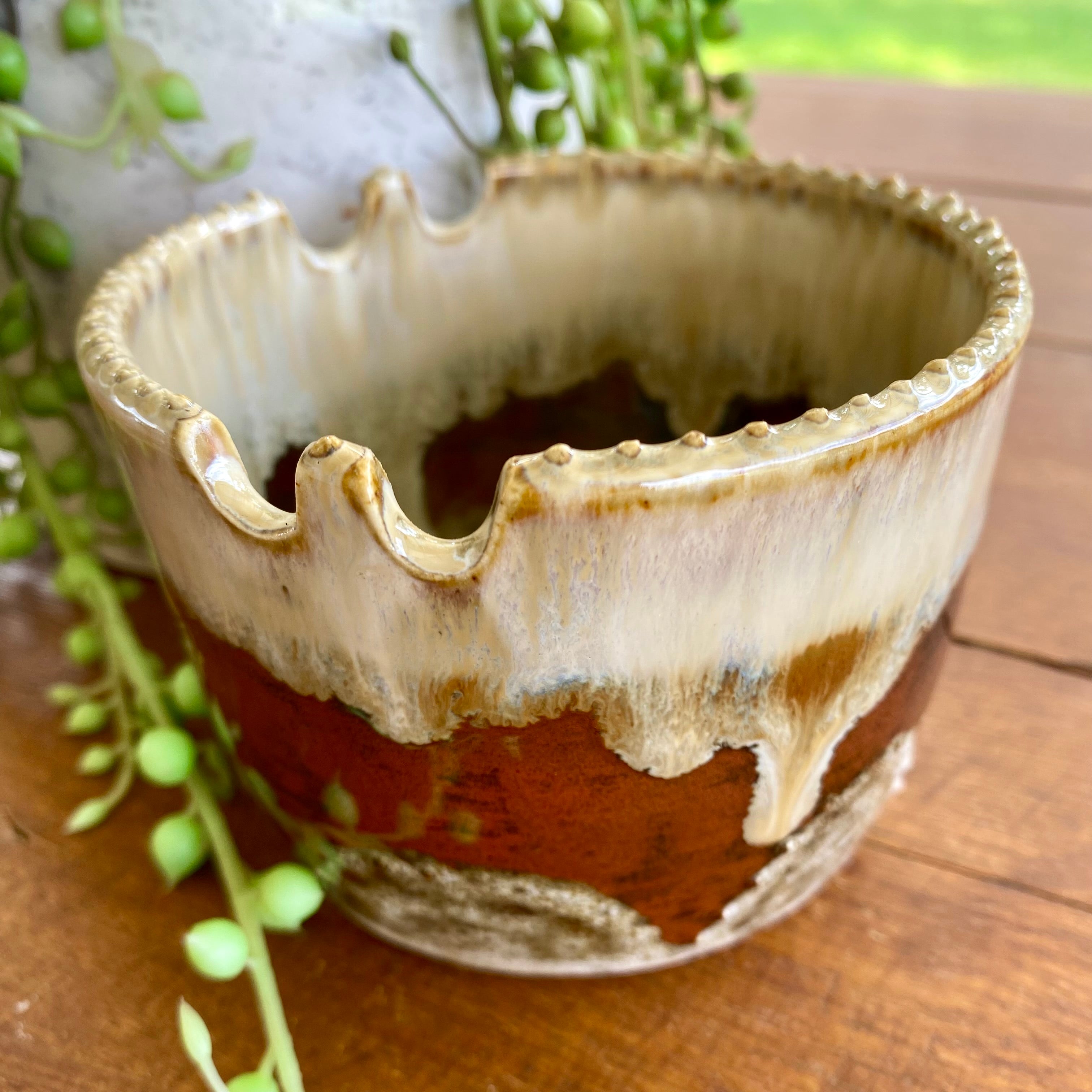 Brush Rinsing Pot|Ceramic|Handmade Pottery|SOLD RESTOCKING SOON