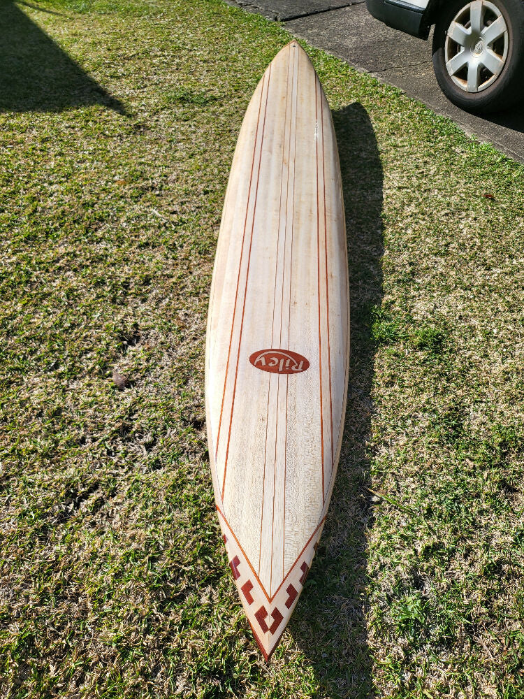 10ft Balsawood Hawaiian Gun Surfboard