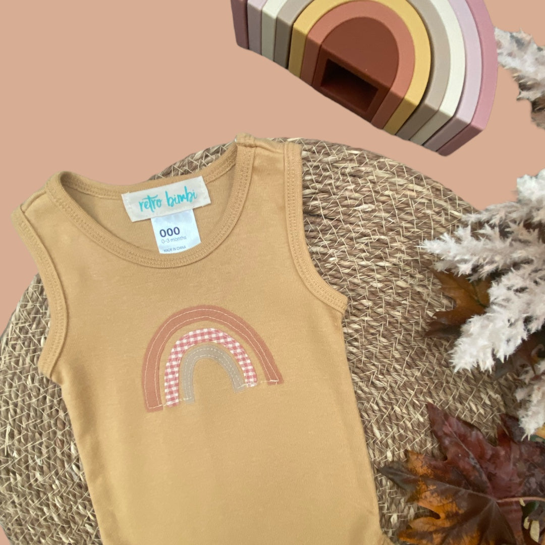 Onesie - Neutral Rainbow