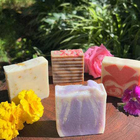 Flower Infused Soaps | Soap Gift Pack | Gift For Her | All Natural Soaps