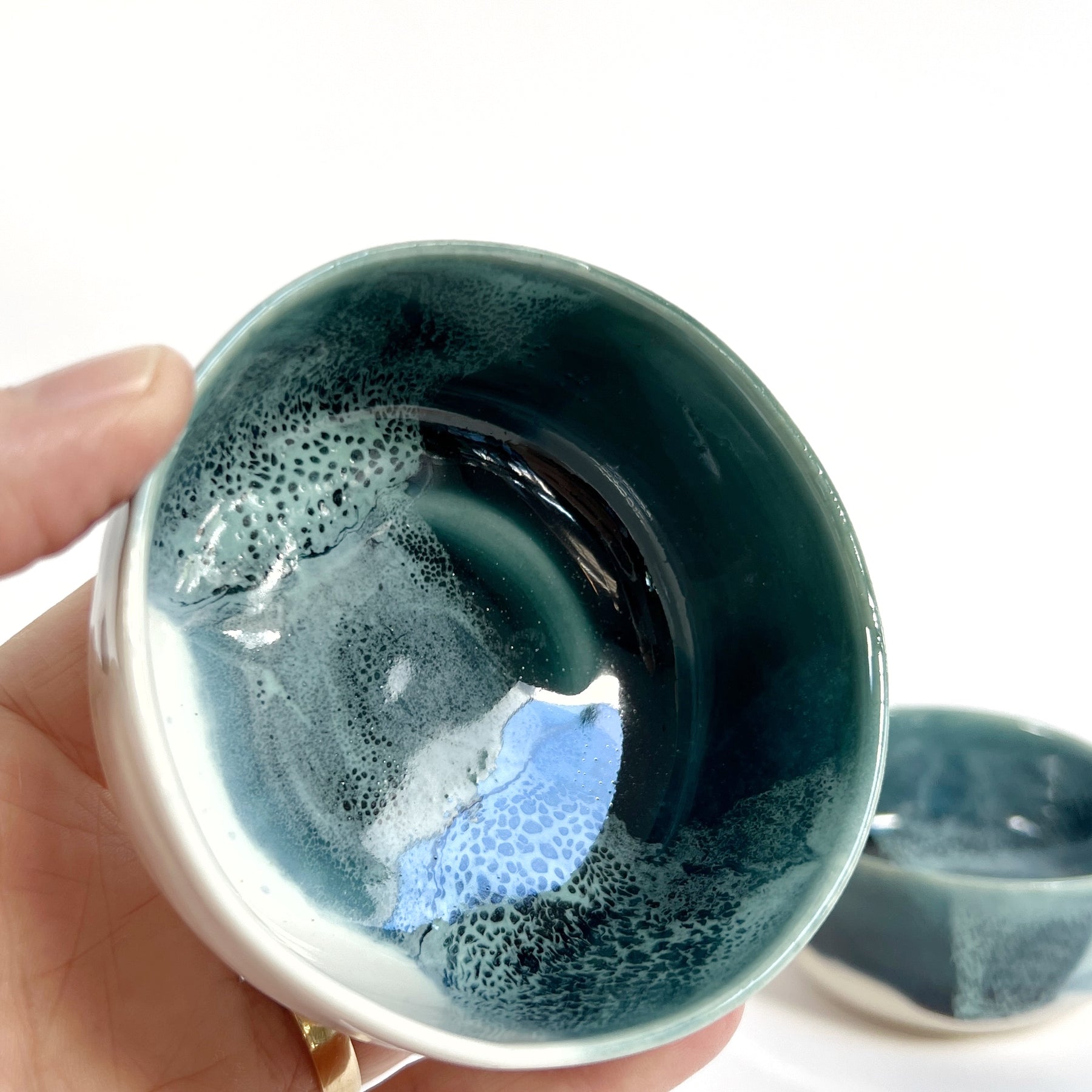 Ceramic everyday nesting bowls (set of two)