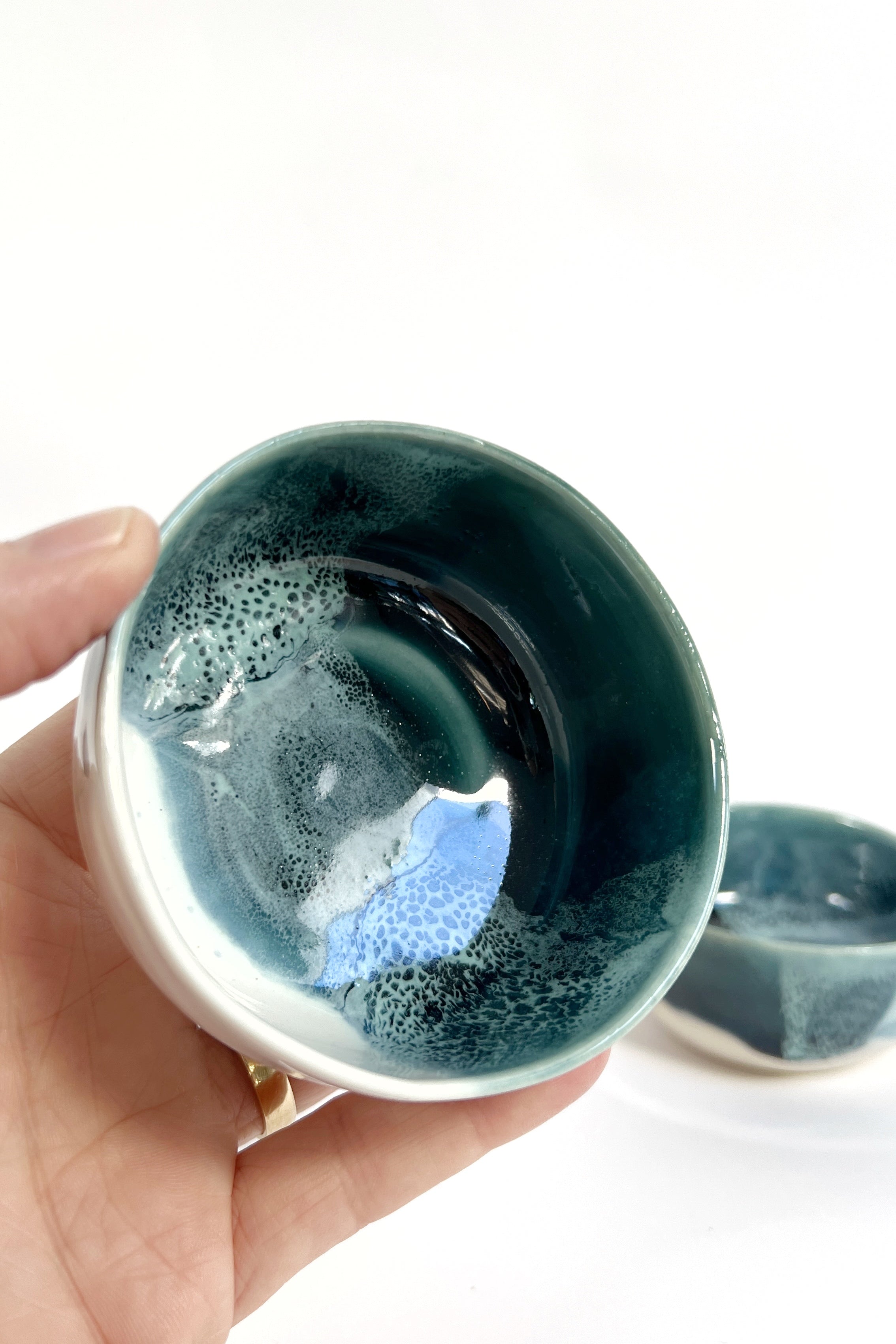 Ceramic everyday nesting bowls (set of two)