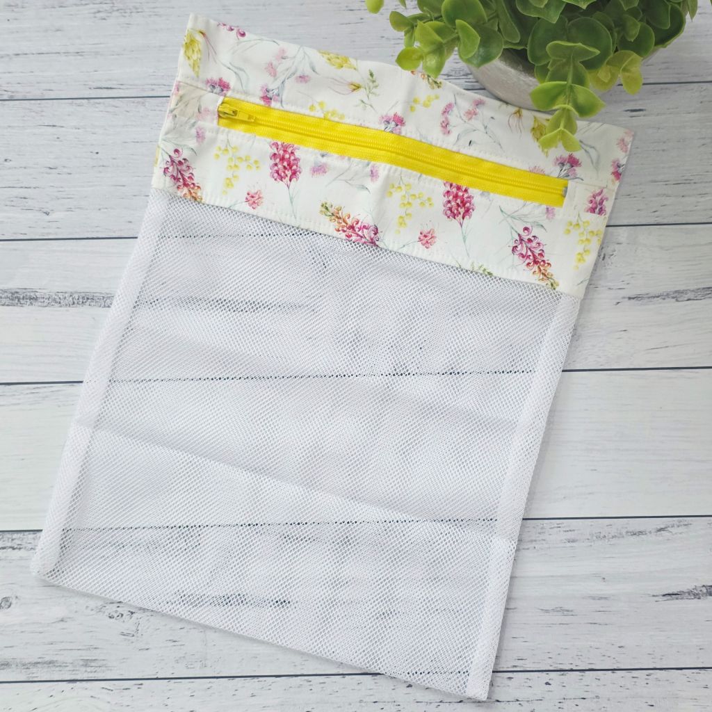 Wash Bag, Small - Lingerie/Delicates, Strawberries or Flamingos or Grevillea