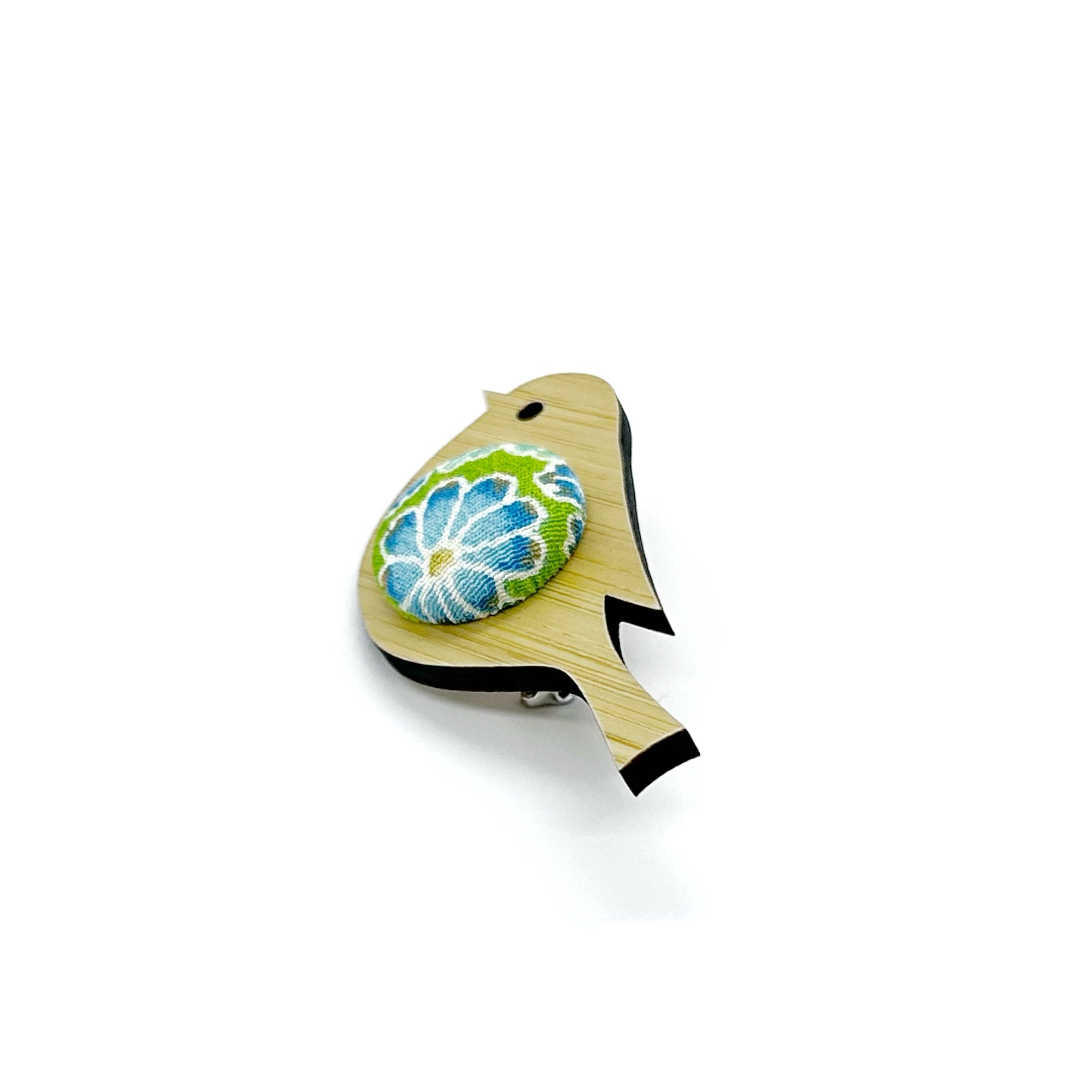 Kimono Robin Brooch