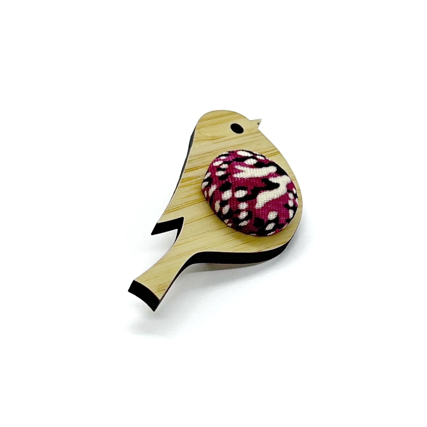 Kimono Robin Brooch