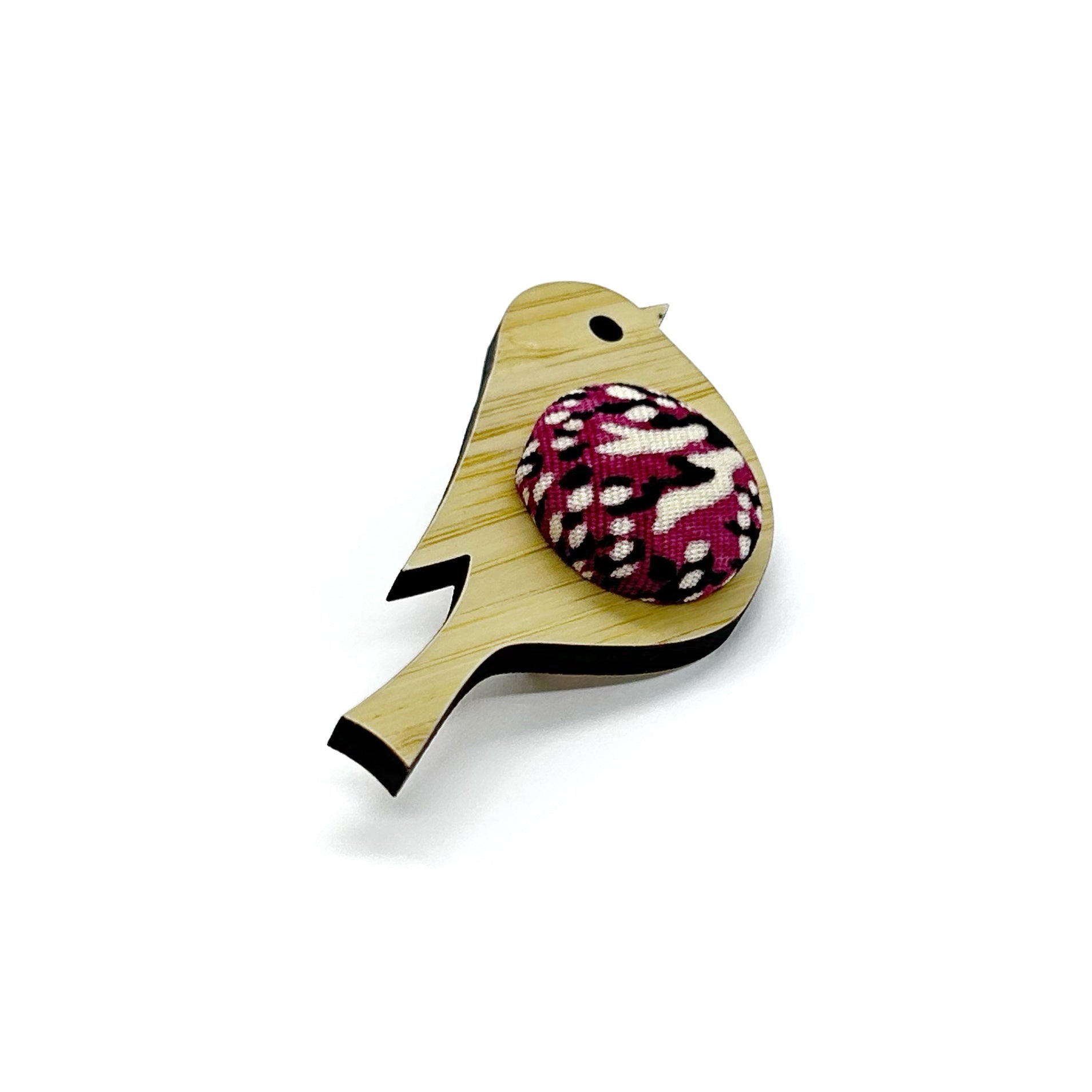 Kimono Robin Brooch