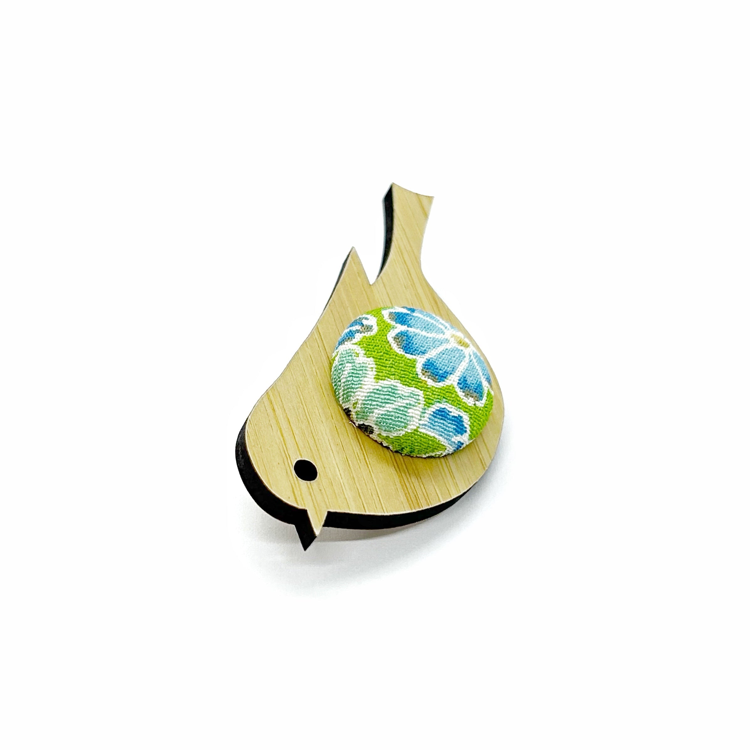 Kimono Robin Brooch