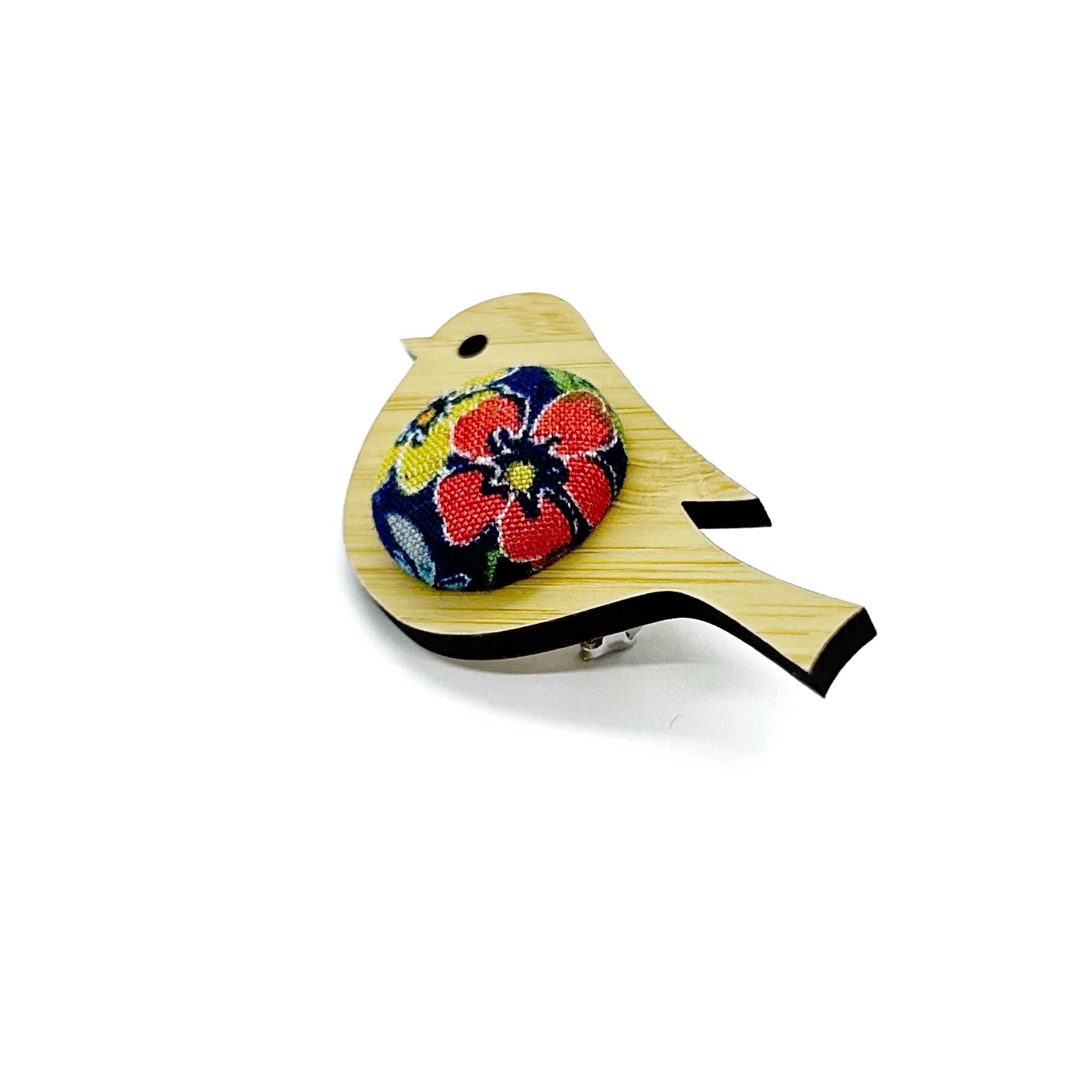 Kimono Robin Brooch