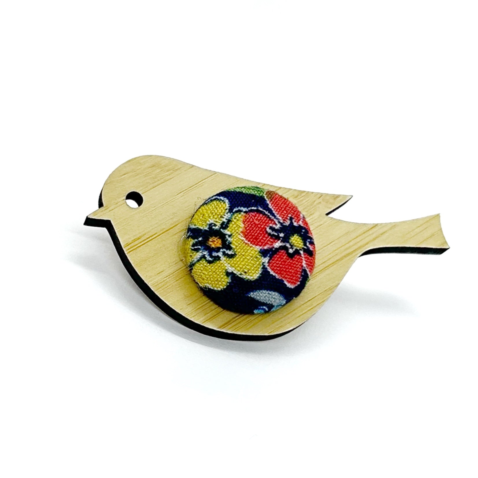 Kimono Robin Brooch