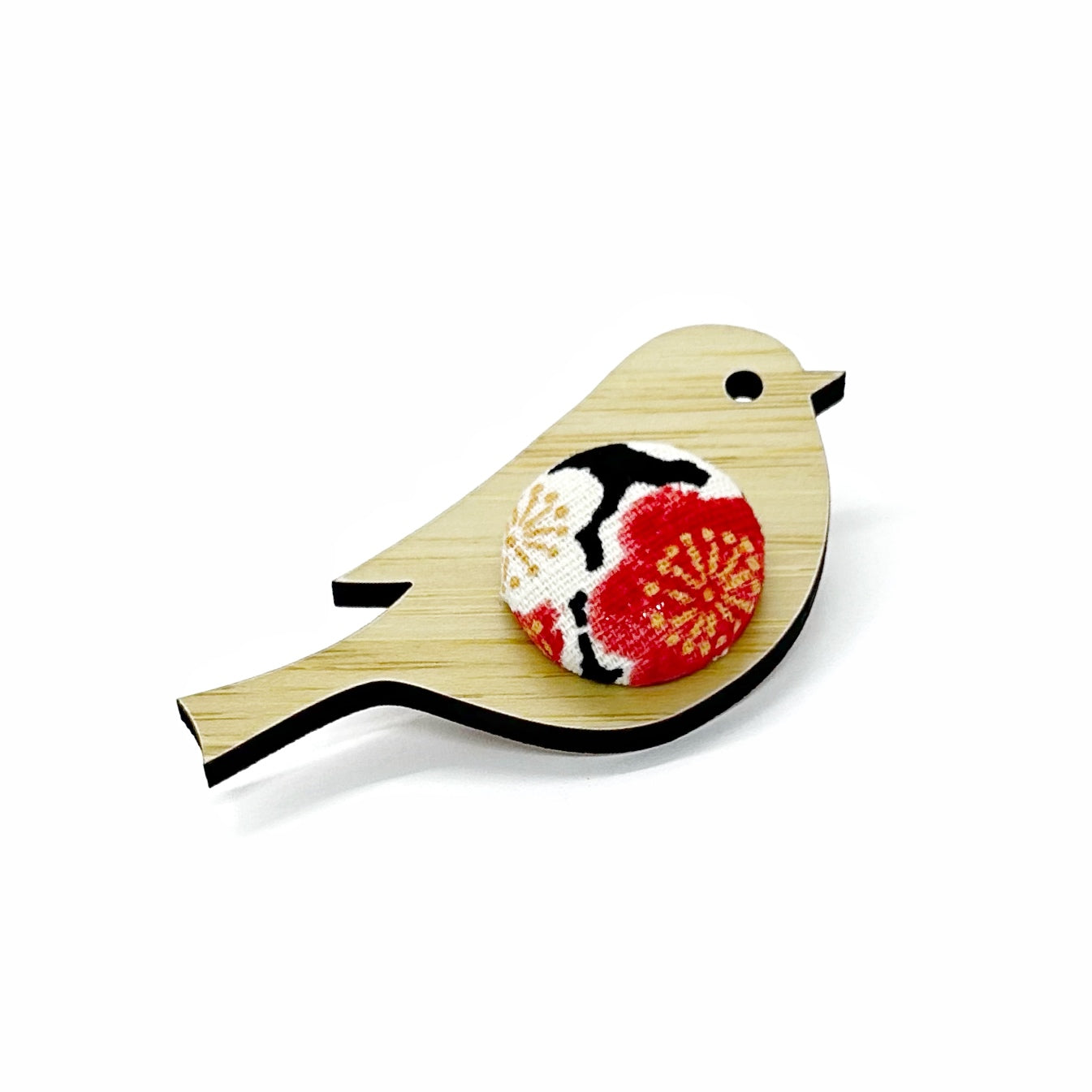 Kimono Robin Brooch