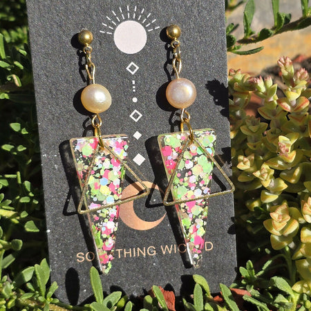 Garden Party - Spike Drop with Pearl