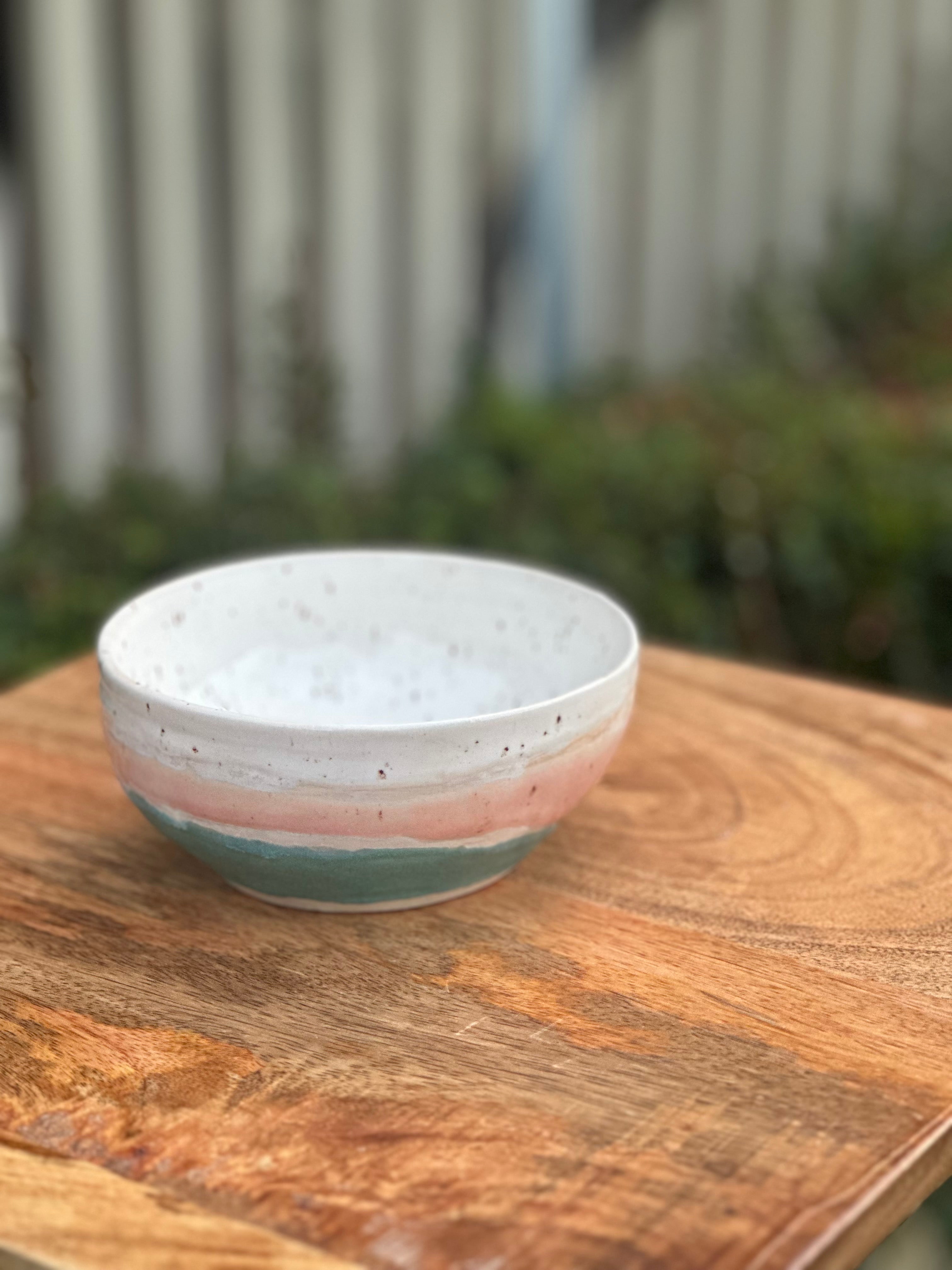 Kalbarri Blush – Coastal Stoneware Bowl