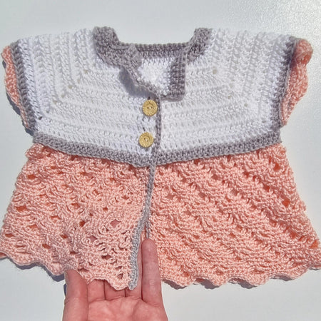 Summer top for baby girl - crochet