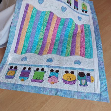 Little Train Cot Quilt