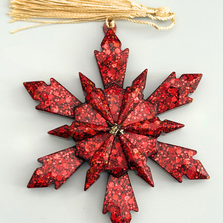 Festive Snowflakes Christmas Decorations