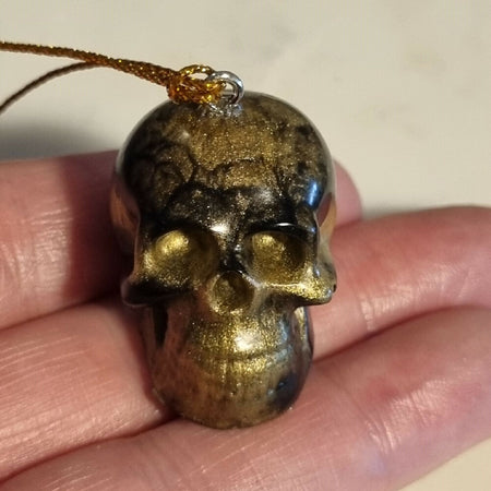 Skull Key Charm