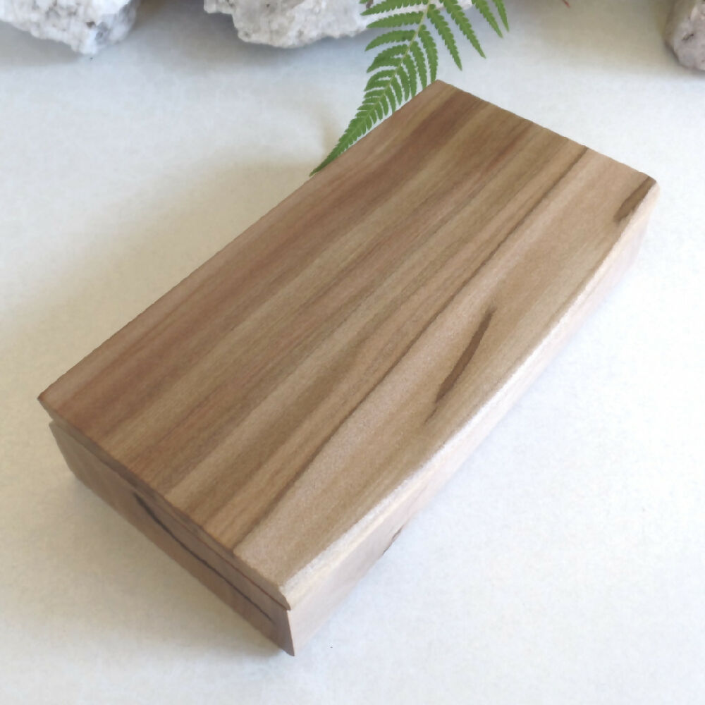 Larger Routed Australian Timber Box- Tasmanian Sassafras