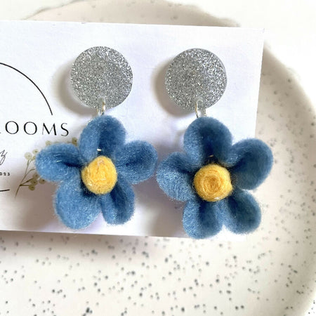 Forget-me-not stud or dangly earrings