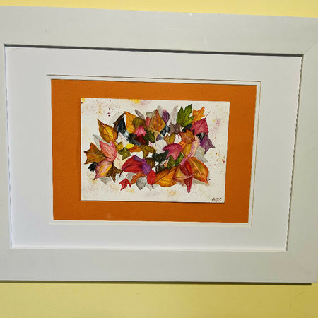 Autumn Leaves mixed media, mostly watercolour