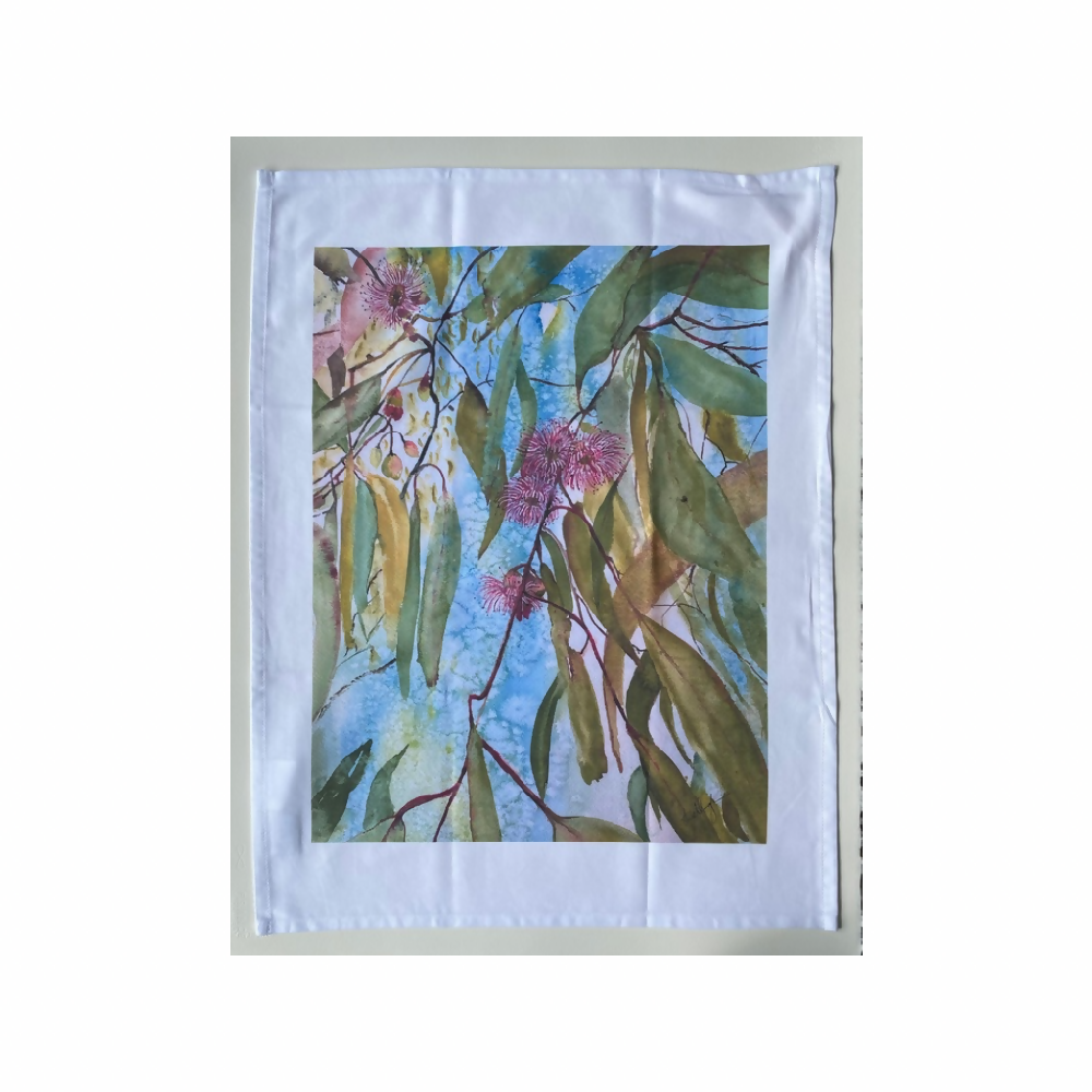 Cotton Tea Towel ‘Eucalyptus’