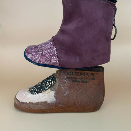 baby bootie purple vic zip boot