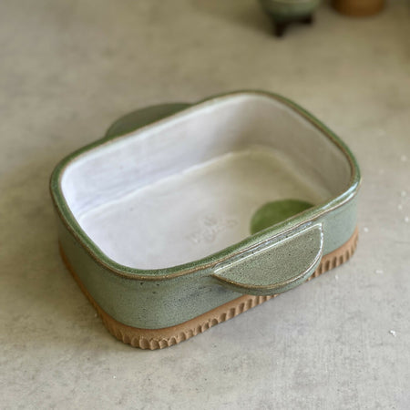 500ml SAGE GREEN BAKING DISH