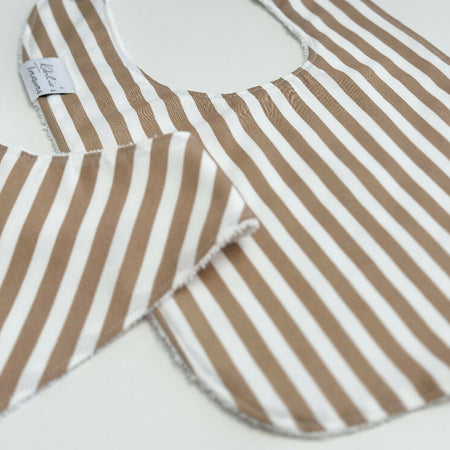 Stripes bandana bib