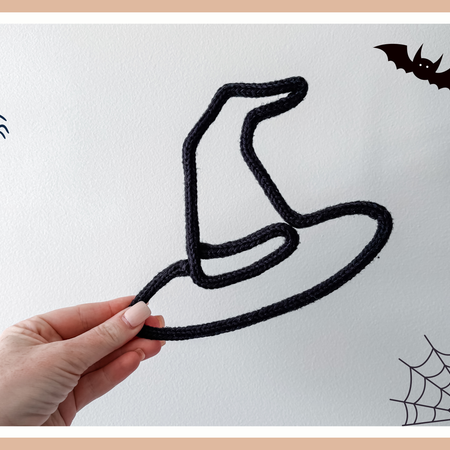 Witches Hat sign Halloween