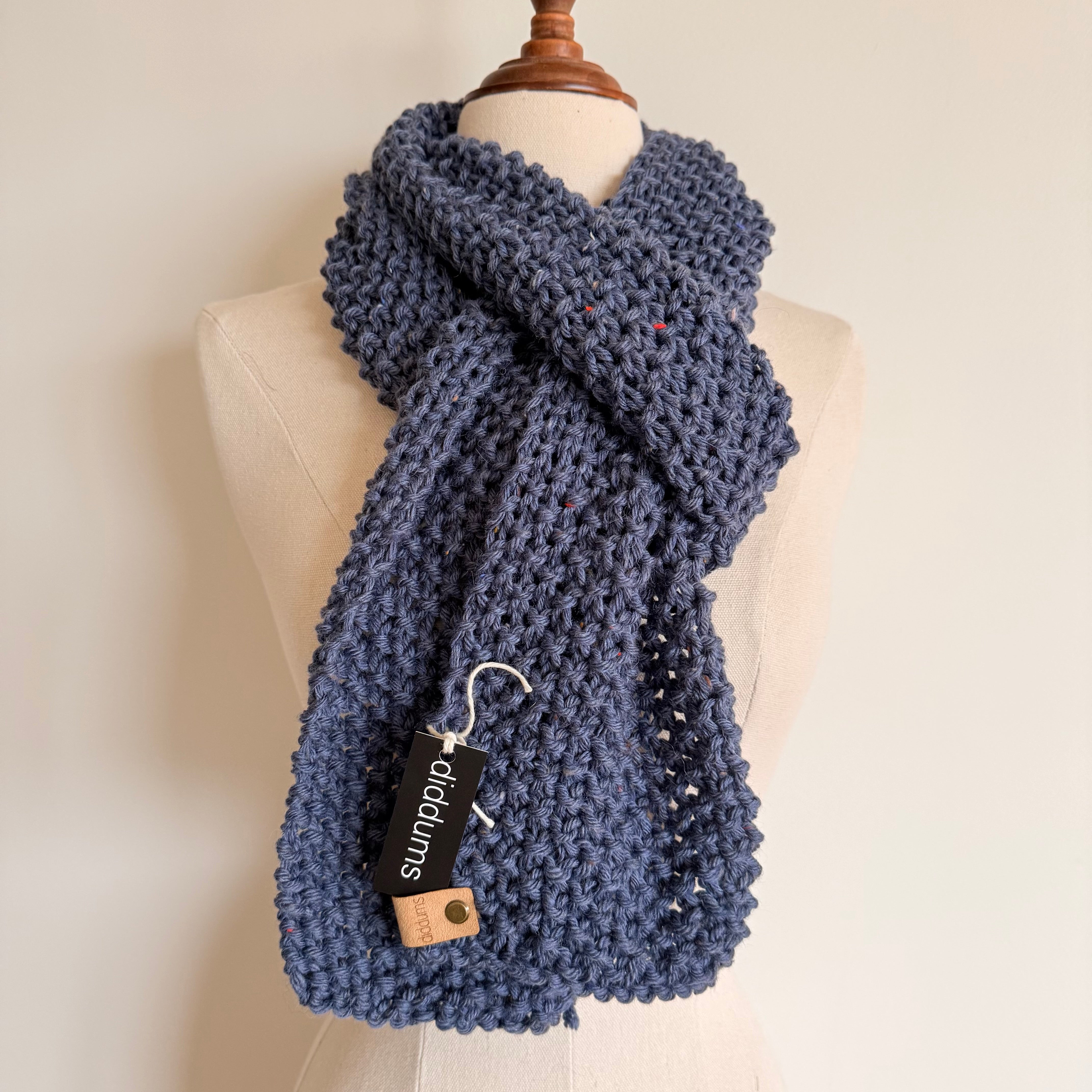 Extra Long Natural Fibre Scarf