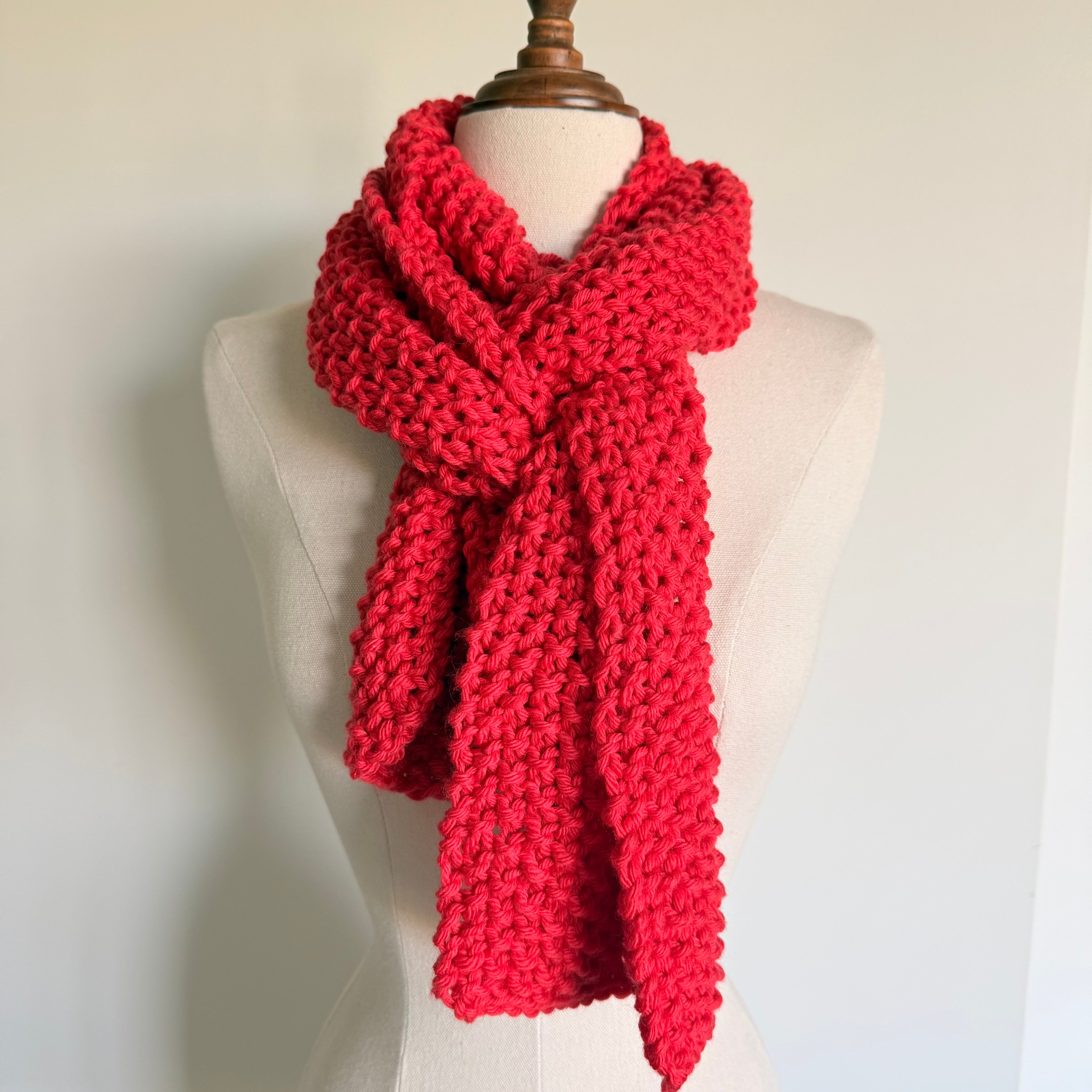 Extra Long Natural Fibre Scarf
