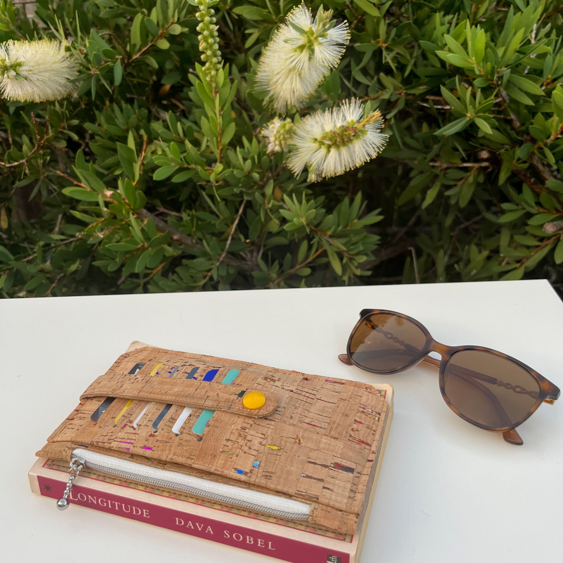 Purse Pal Wallet - Natural Metallic Portuguese Rainbow Cork