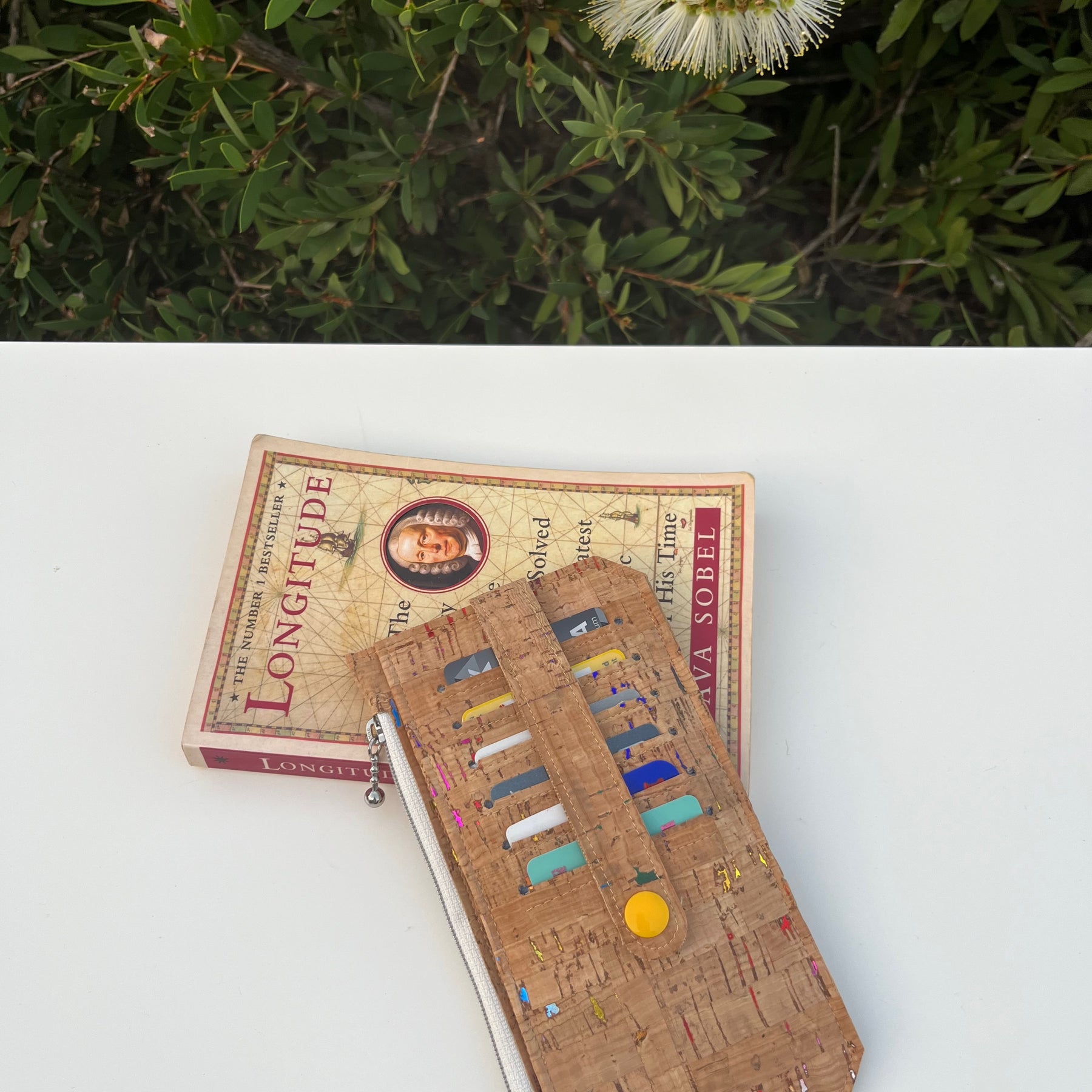 Purse Pal Wallet - Natural Metallic Portuguese Rainbow Cork