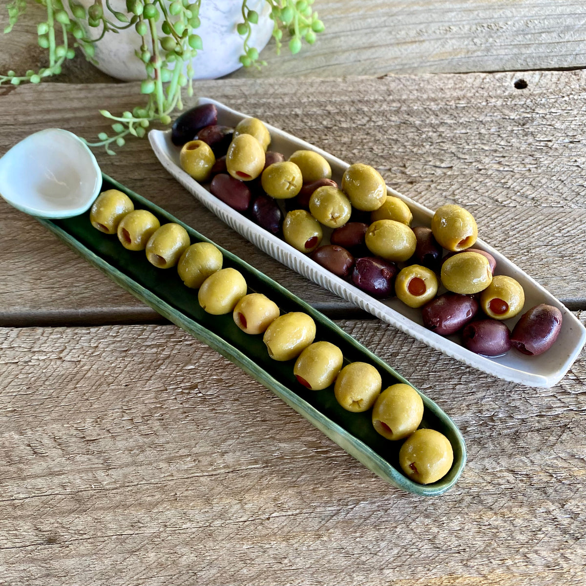 Olive & Earth — Handmade Ceramic Olive Boats