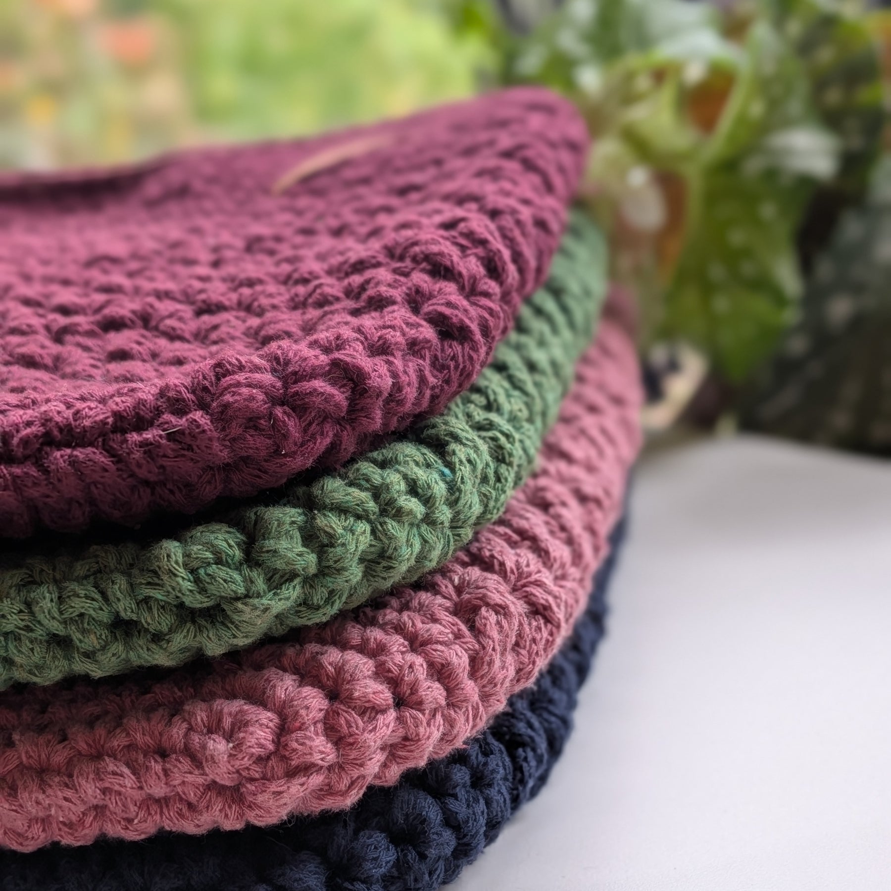 The Yarra Bag, Handmade Crochet Everyday Handbag in Navy
