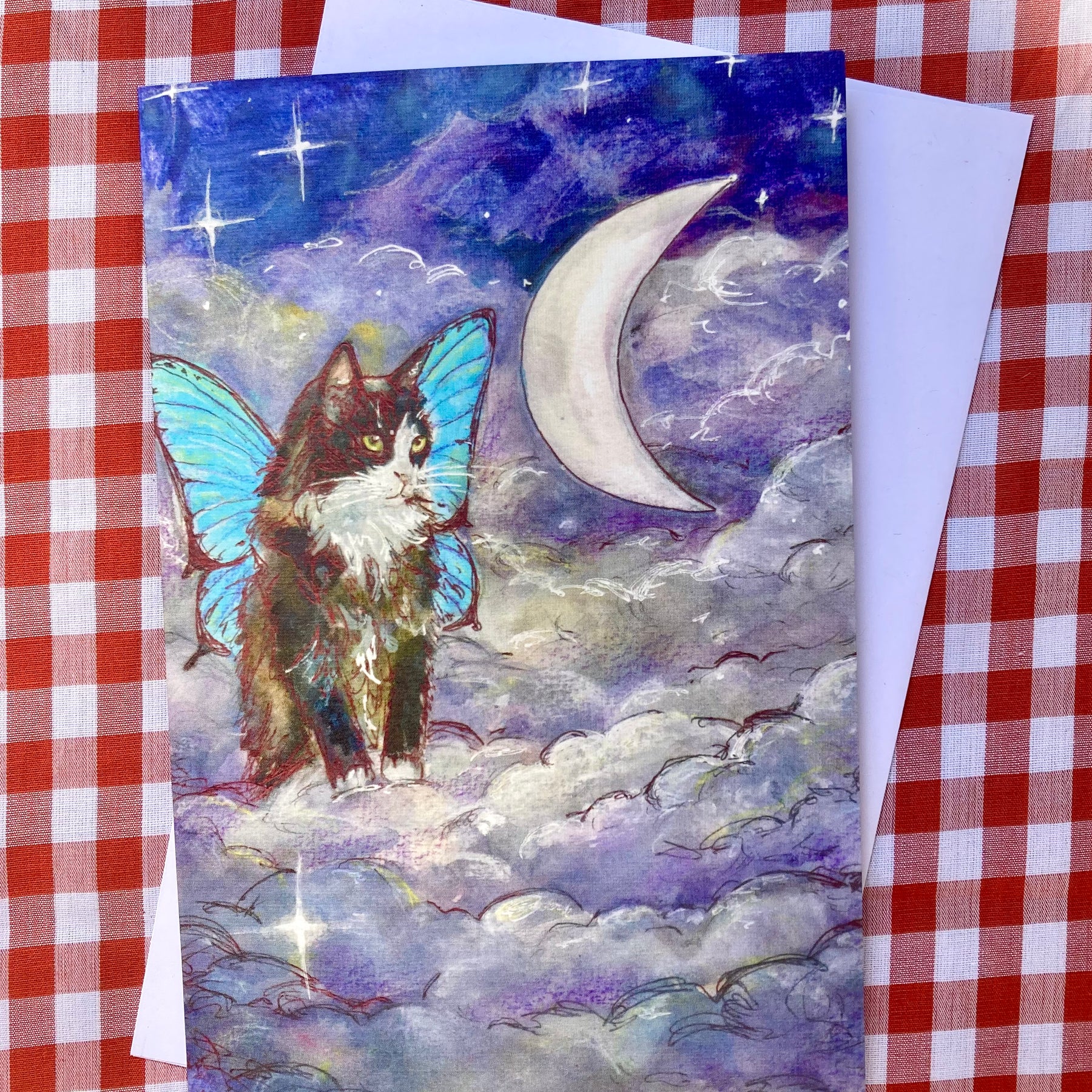 Fairy Cat Greeting Cards