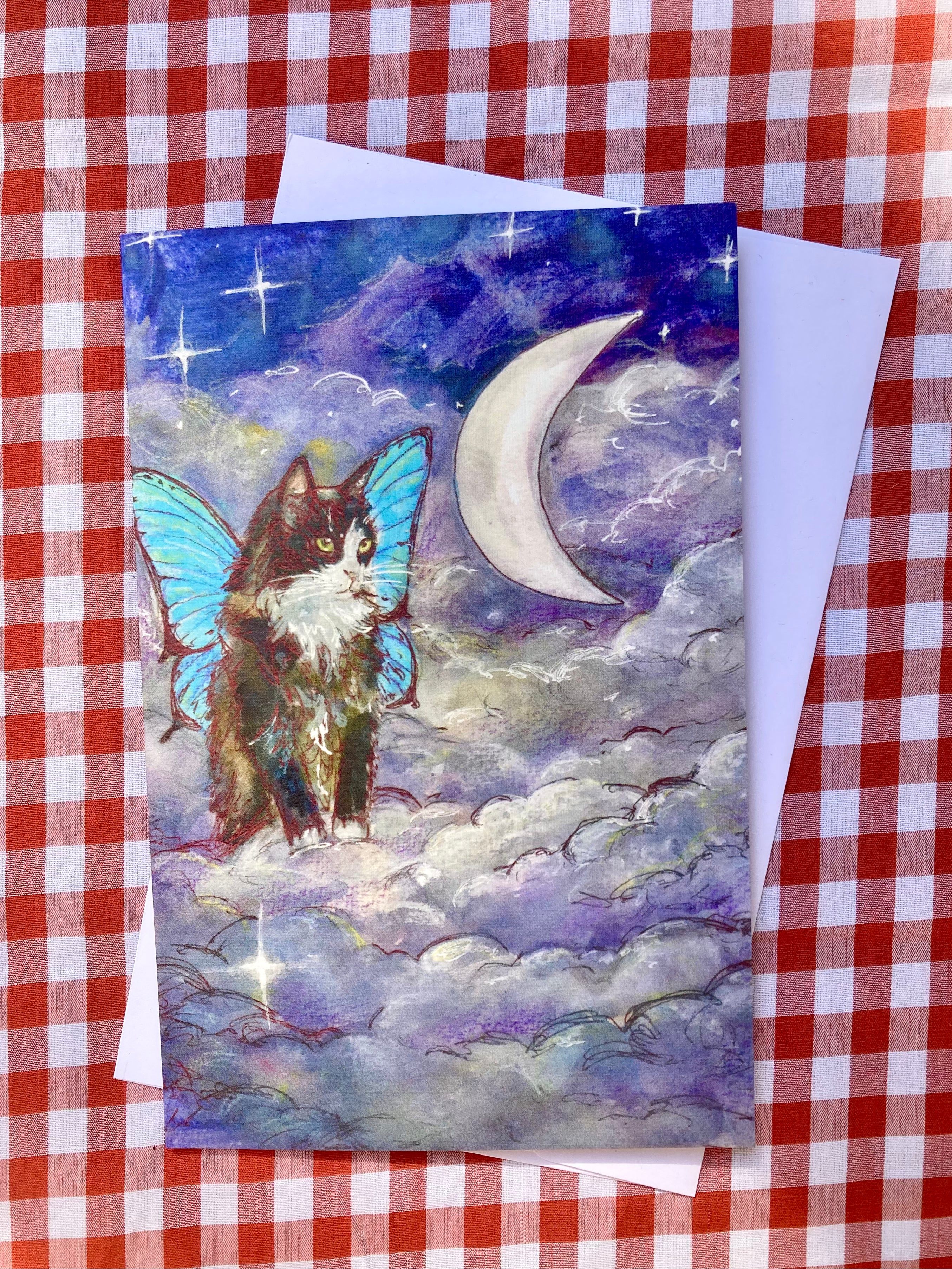 Fairy Cat Greeting Cards