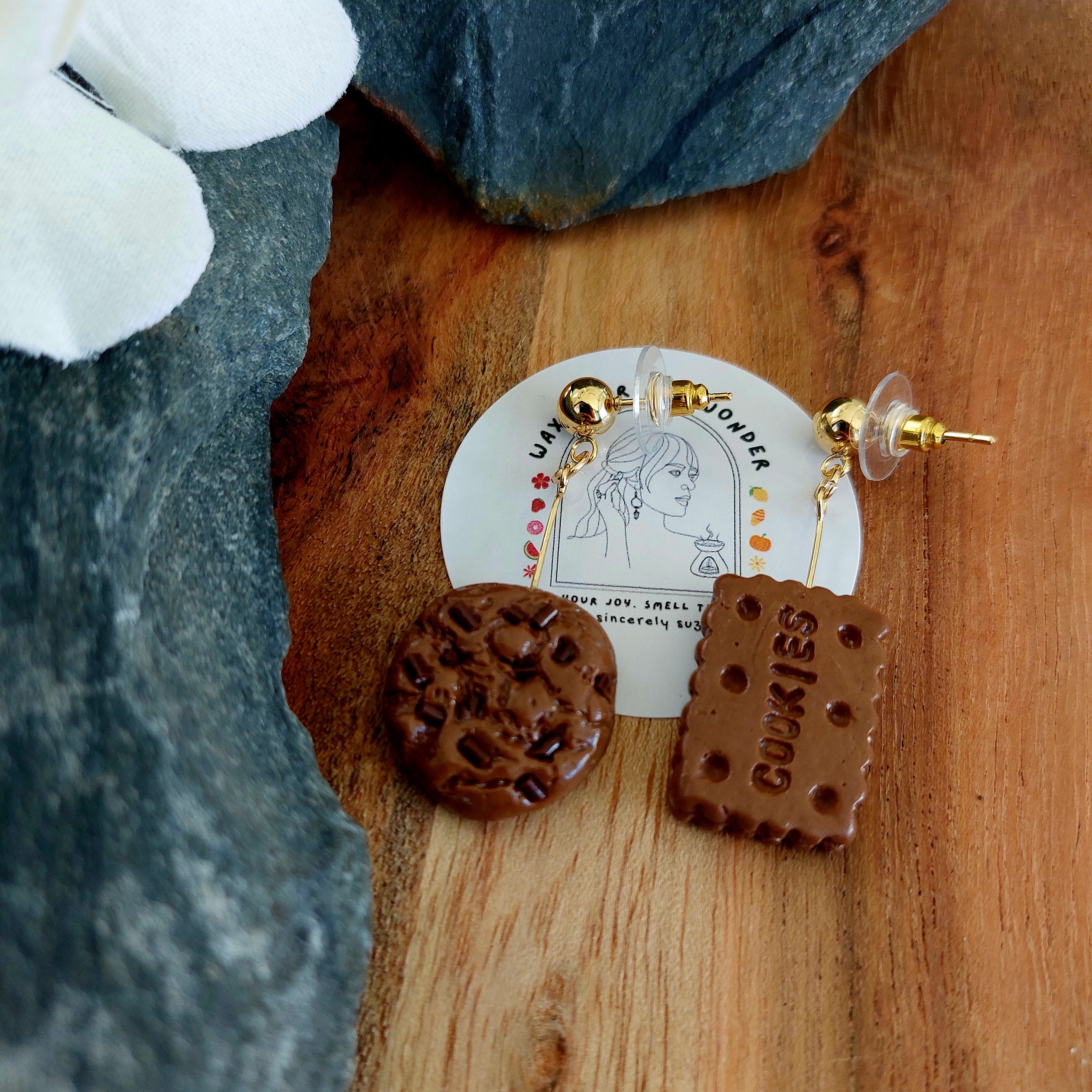Cookie Earrings | Food Inspired Statement Earrings