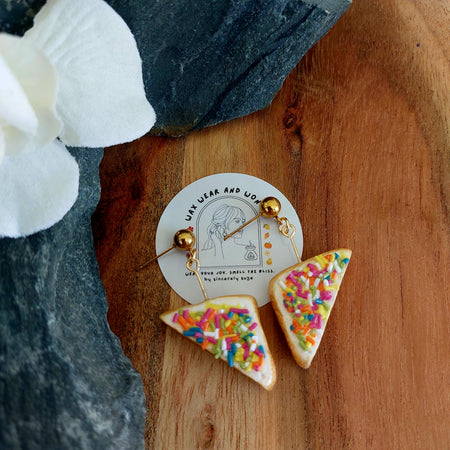 Fairy Bread Earrings | Food Inspired Statement Earrings