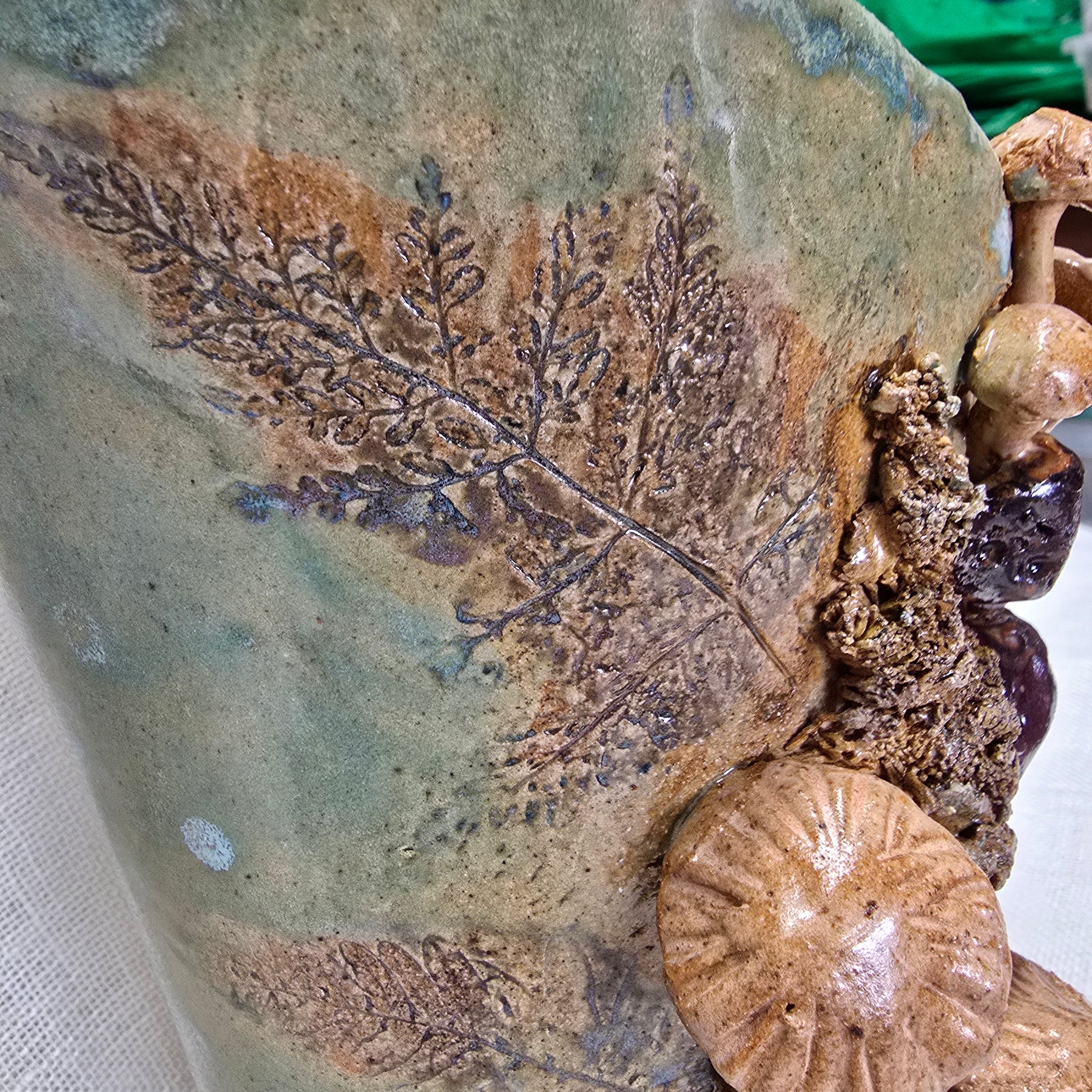 Large mushroom vase