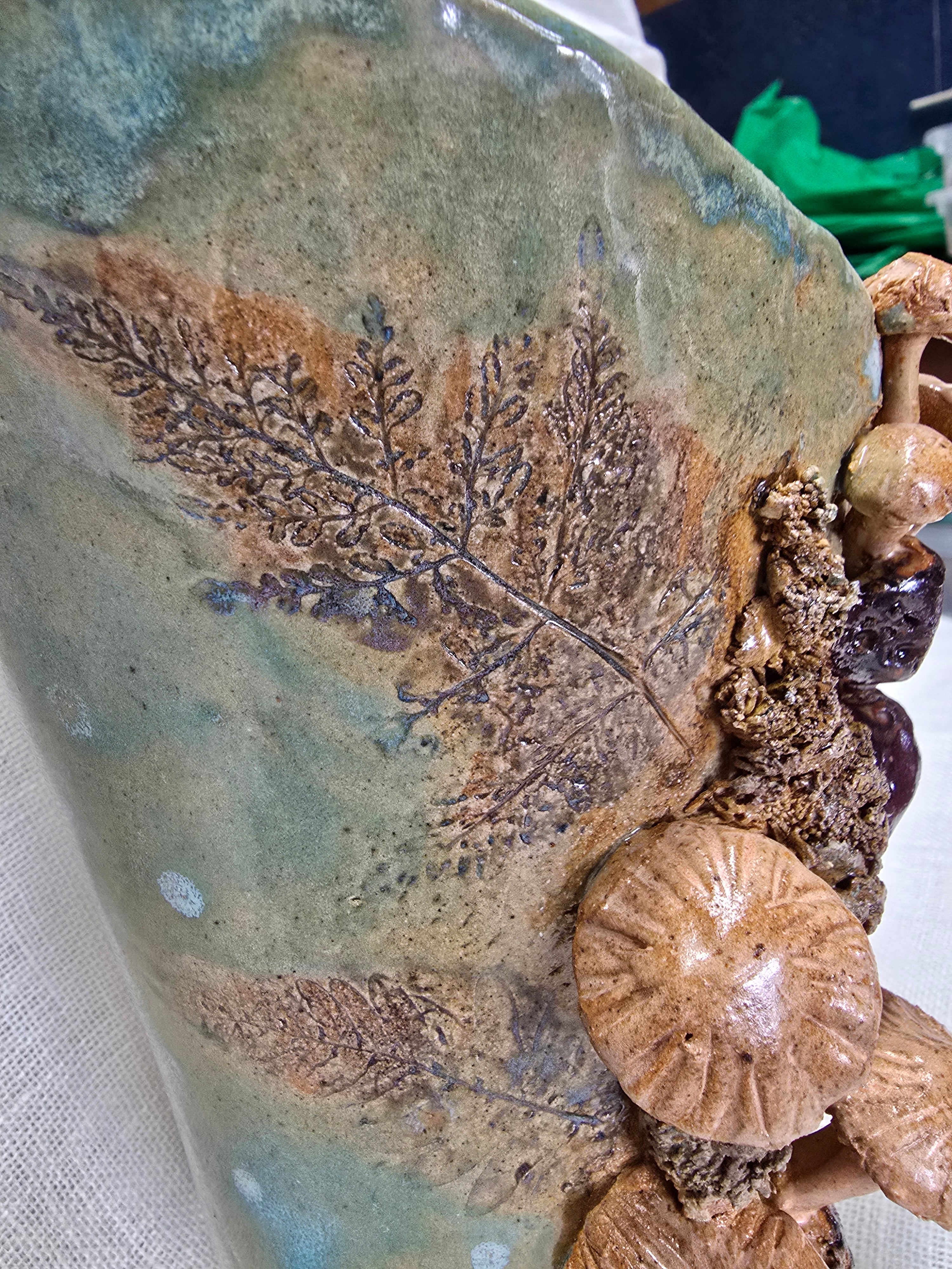 Large mushroom vase