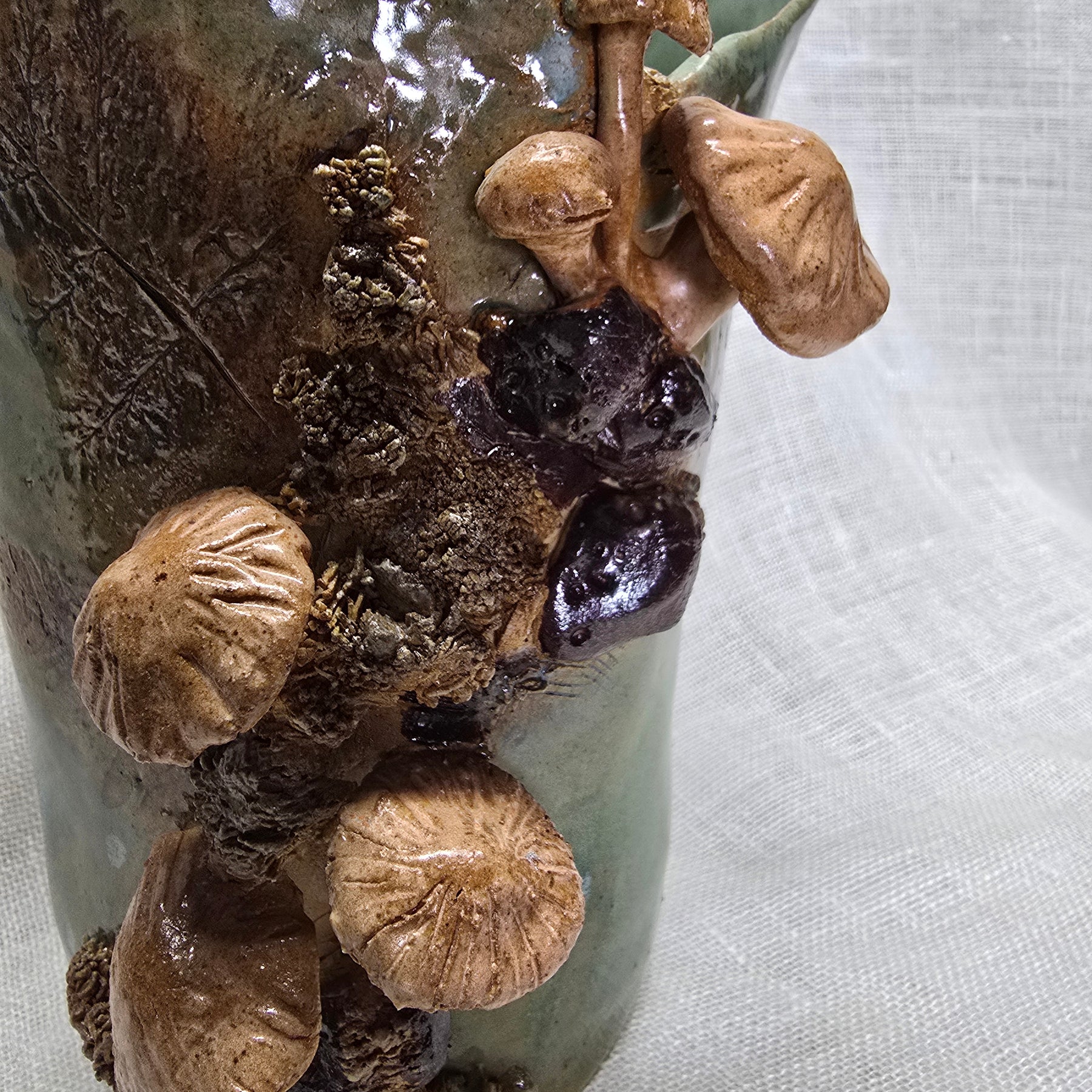 Large mushroom vase