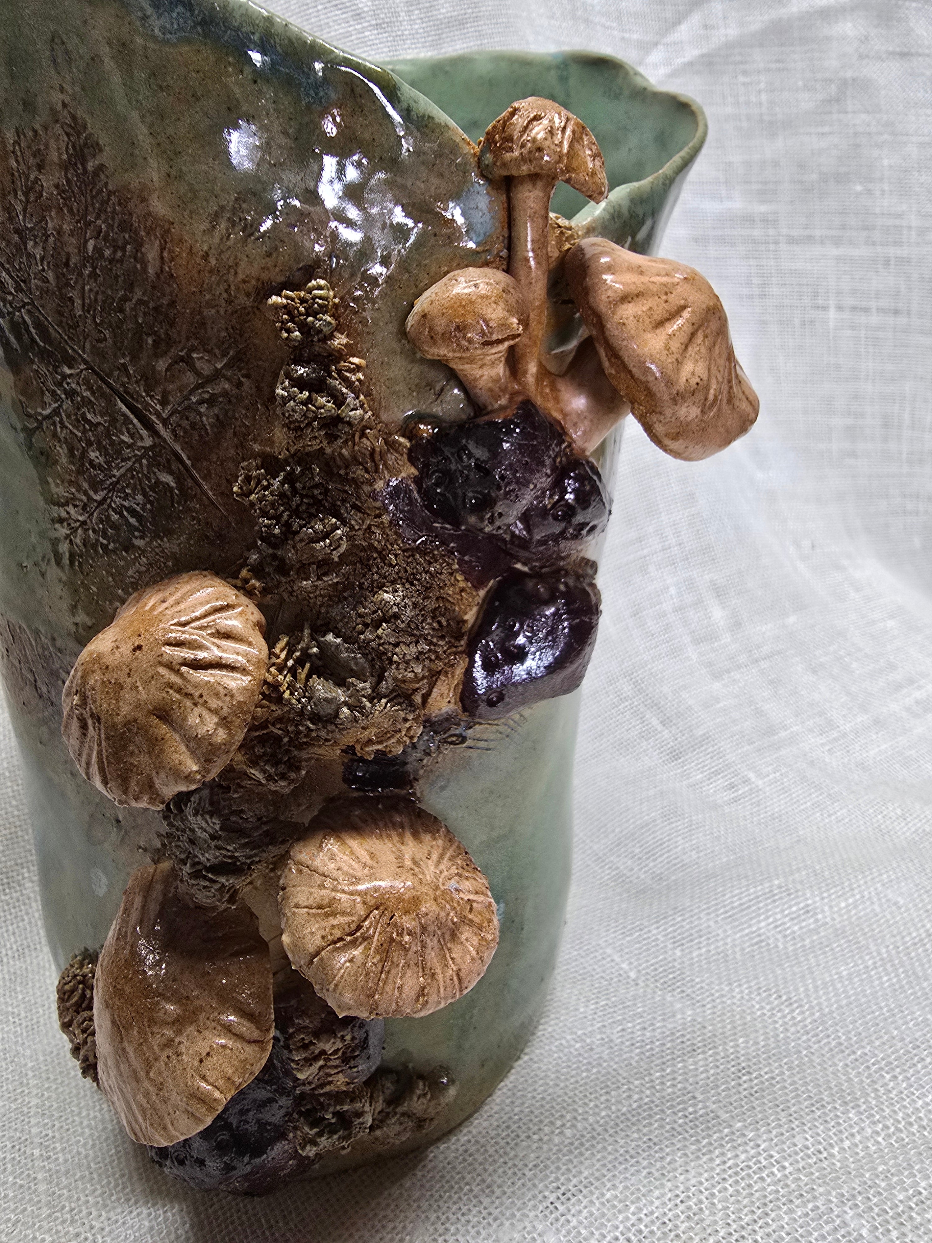 Large mushroom vase