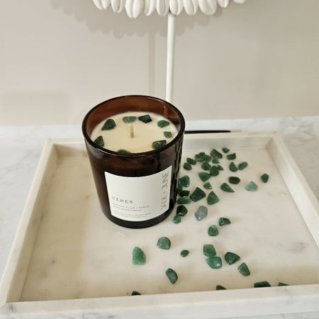 CERES CANDLE | Kakadu Plum + Apple with Aventurine