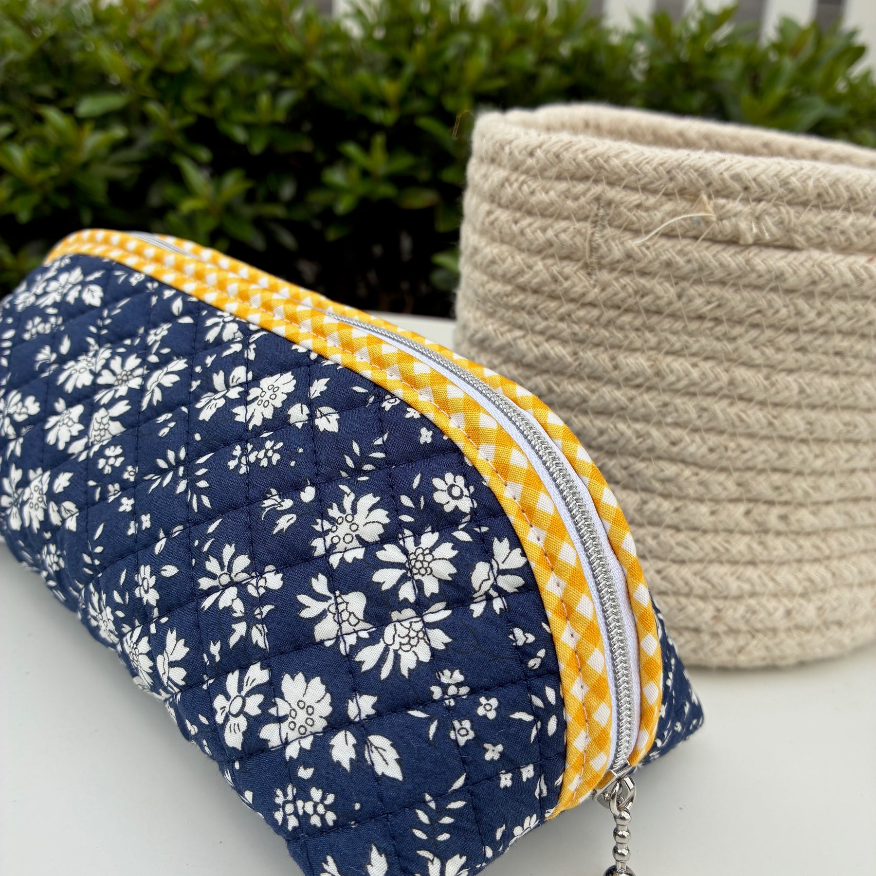 Quilted Trixie Zip Pouch – Capel A (Liberty of London)